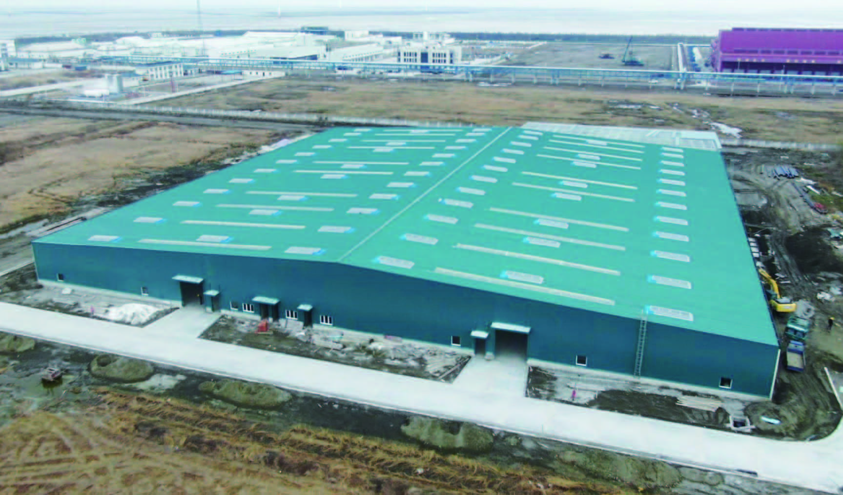 爱森扩建项目位于洋口港经济开发区